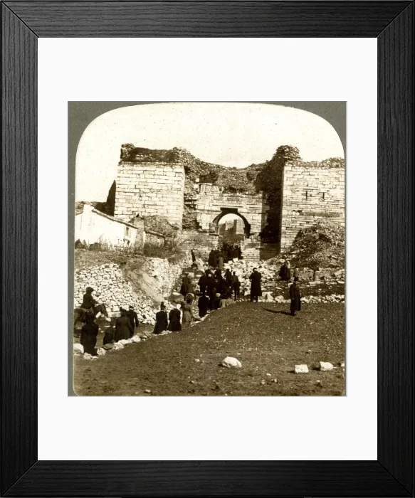 Framed Print : Old Roman Gateway of Ephesus, Greece Framed Print : Old Roman Gateway of Ephesus, Greece