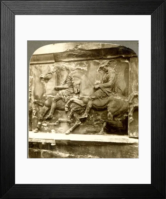 Framed Print : Stone carving detail on the Parthenon, Athens Framed Print : Stone carving detail on the Parthenon, Athens