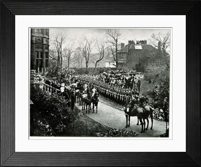 Framed Print : Queen Victoria opening Convalescent Home, Bristol Framed Print : Queen Victoria opening Convalescent Home, Bristol