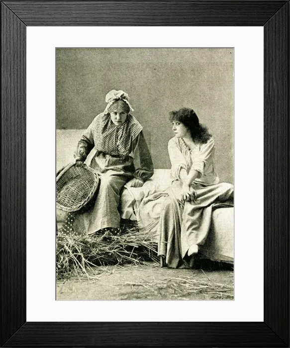Framed Print : Sarah Bernhardt, French actress, as Pauline Blanchard Framed Print : Sarah Bernhardt, French actress, as Pauline Blanchard