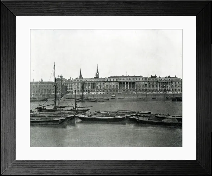 Framed Print : The Custom House, London Framed Print : The Custom House, London