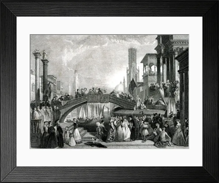 Framed Print : Embarcation of the Doge of Venice to Marry the Sea Framed Print : Embarcation of the Doge of Venice to Marry the Sea