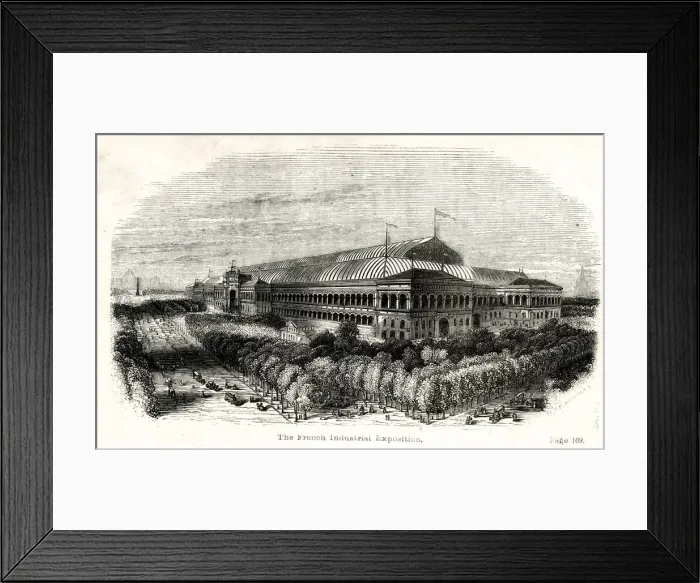 Framed Print : French Industrial Exposition, Palais de l Industrie, Paris Framed Print : French Industrial Exposition, Palais de l Industrie, Paris