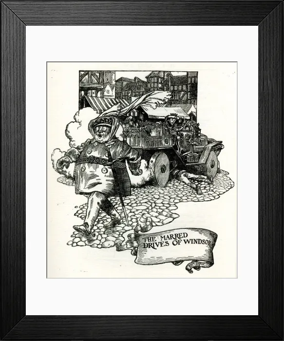 Framed Print : The Marred Drives of Windsor, by Byam Shaw Framed Print : The Marred Drives of Windsor, by Byam Shaw