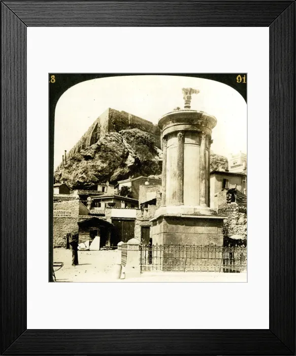 Framed Print : The Monument of Lysicrates, Athens, Greece Framed Print : The Monument of Lysicrates, Athens, Greece