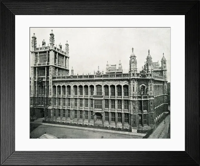 Framed Print : The Record Office, Fetter Lane, City of London Framed Print : The Record Office, Fetter Lane, City of London