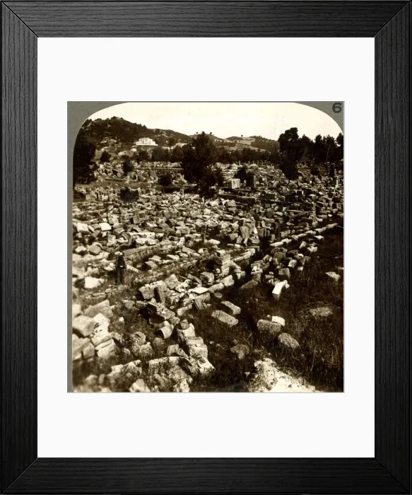 Framed Print : The Ruins at Olympia, Greece Framed Print : The Ruins at Olympia, Greece