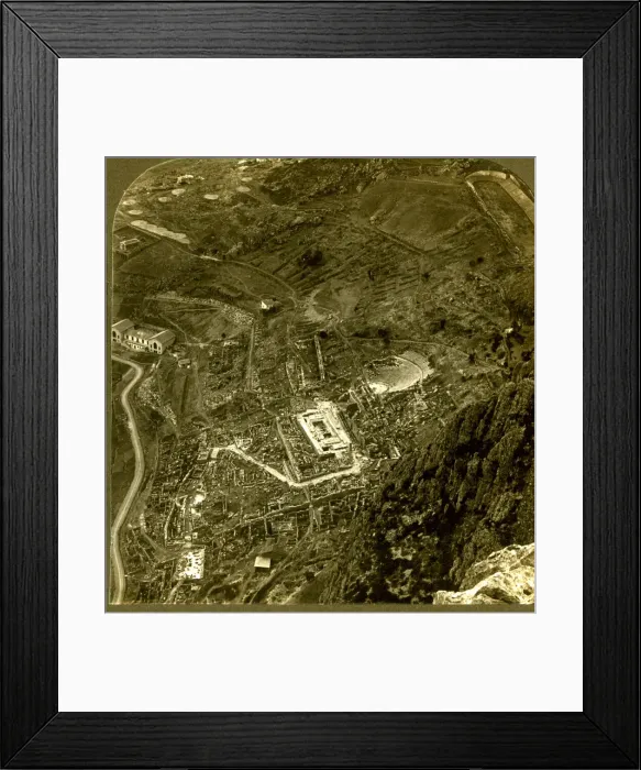Framed Print : The Ruins of Delphi, Greece, excavated 1896-1900 Framed Print : The Ruins of Delphi, Greece, excavated 1896-1900