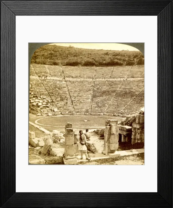 Framed Print : Theatre of Epidauros, Athens Framed Print : Theatre of Epidauros, Athens