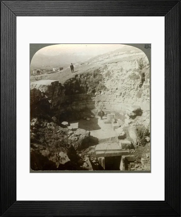 Framed Print : Treasury of Minyas prehistoric tomb, Orchomenos, Greece Framed Print : Treasury of Minyas prehistoric tomb, Orchomenos, Greece