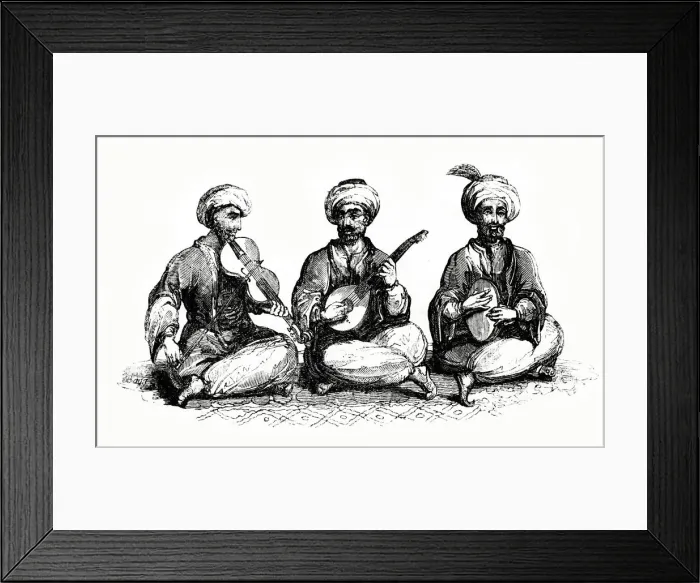 Framed Print : Turkish Musicians at Principio, Buyukada, Turkey Framed Print : Turkish Musicians at Principio, Buyukada, Turkey