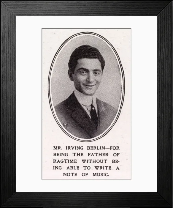 Framed Print : Irving Berlin Framed Print : Irving Berlin