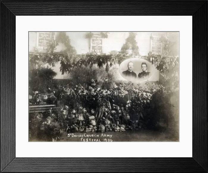 Framed Print : St Davids Church Army - Harvest Festival Framed Print : St Davids Church Army - Harvest Festival