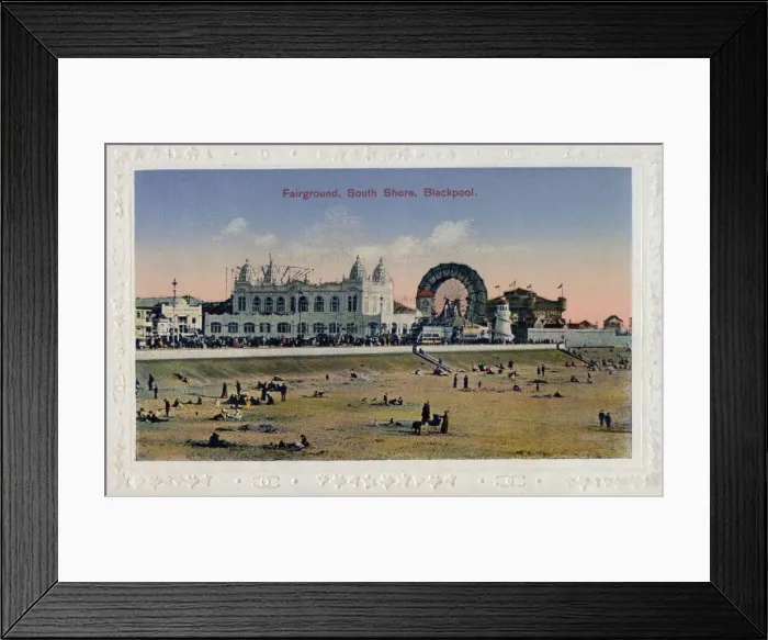 Framed Print : Fairground - South Shore, Blackpool, Lancashire Framed Print : Fairground - South Shore, Blackpool, Lancashire