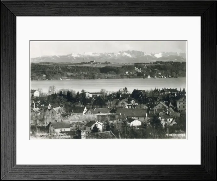 Framed Print : Starnberg, Bavaria, Germany - view across Starnberger See Framed Print : Starnberg, Bavaria, Germany - view across Starnberger See