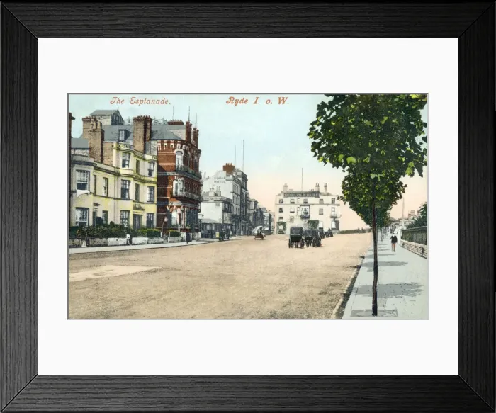Framed Print : Ryde, Isle of Wight, Hampshire - The Esplanade Framed Print : Ryde, Isle of Wight, Hampshire - The Esplanade