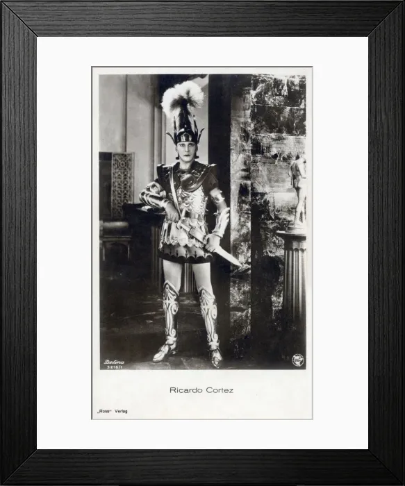 Framed Print : Ricardo Cortez - American silent film actor Framed Print : Ricardo Cortez - American silent film actor