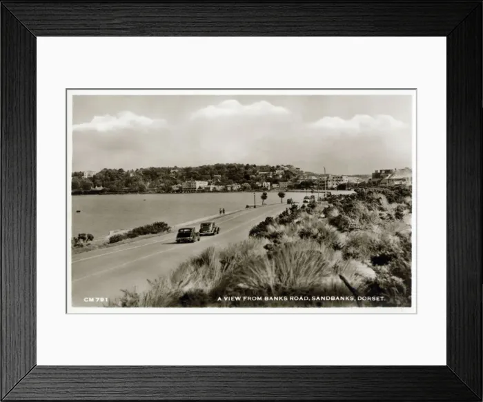 Framed Print : View from Banks Road - Sandbanks, Dorset, England Framed Print : View from Banks Road - Sandbanks, Dorset, England