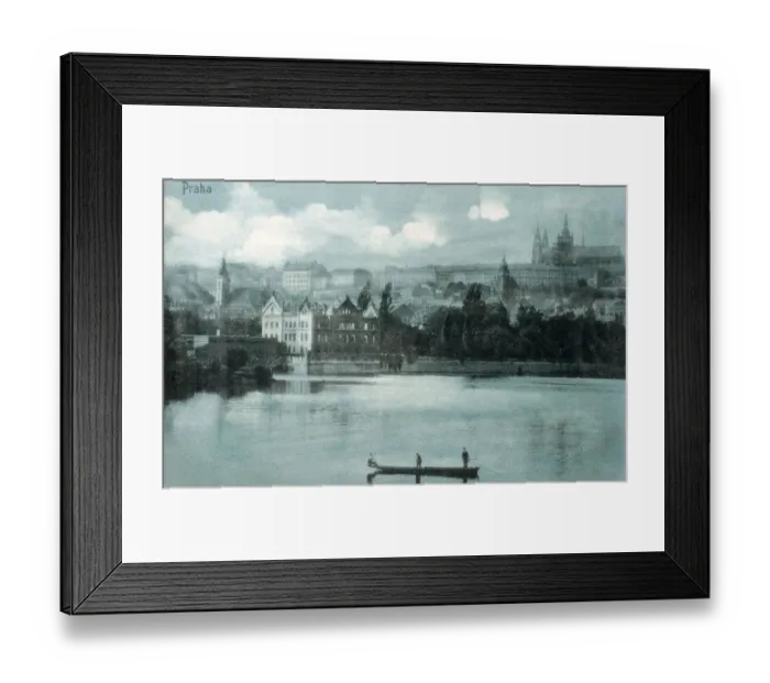 Framed Print : Prague, Czech Republic - View over the Vltava River Framed Print : Prague, Czech Republic - View over the Vltava River