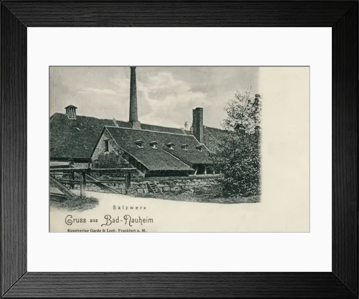 Framed Print : Salt Works at Bad Nauheim, Germany Framed Print : Salt Works at Bad Nauheim, Germany