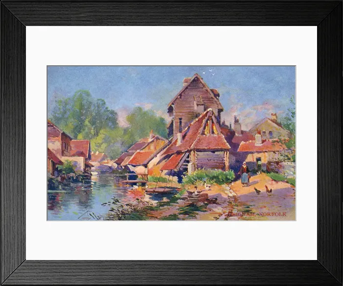 Framed Print : River Wensum - Heigham, Norwich, Norfolk, England Framed Print : River Wensum - Heigham, Norwich, Norfolk, England