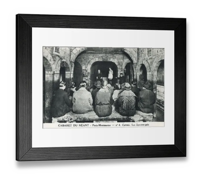 Framed Print : Cabaret du Neant (Cabaret of Nothingness or Death) Framed Print : Cabaret du Neant (Cabaret of Nothingness or Death)