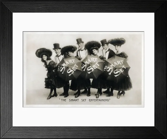 Framed Print : The Smart Set Entertainers Framed Print : The Smart Set Entertainers