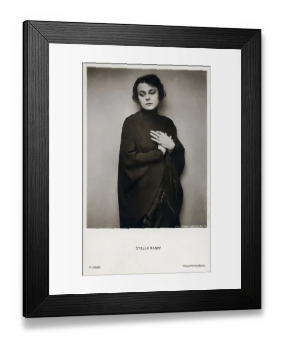 Framed Print : Stella Harf - German stage and film actress Framed Print : Stella Harf - German stage and film actress