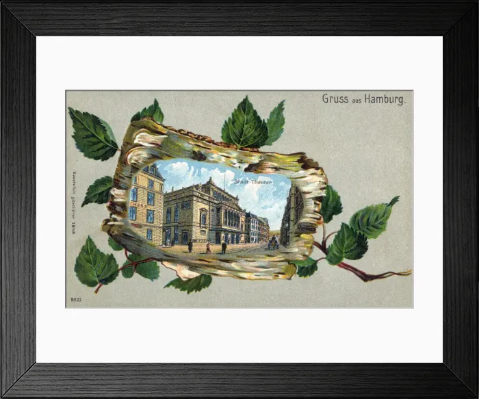 Framed Print : The Old Stadt Theater - Hamburg, Germany Framed Print : The Old Stadt Theater - Hamburg, Germany