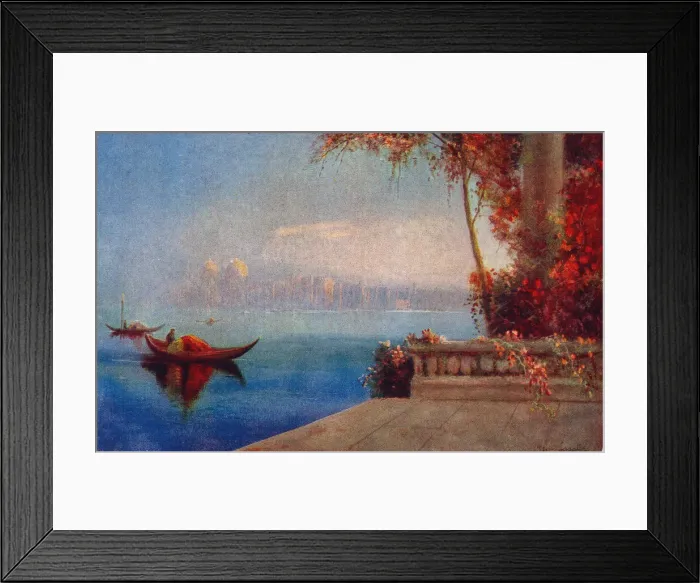 Framed Print : The Blue Lagoon - Jean Lasalle Framed Print : The Blue Lagoon - Jean Lasalle