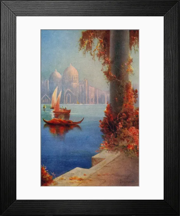 Framed Print : The Blue Lagoon - Jean Lasalle Framed Print : The Blue Lagoon - Jean Lasalle