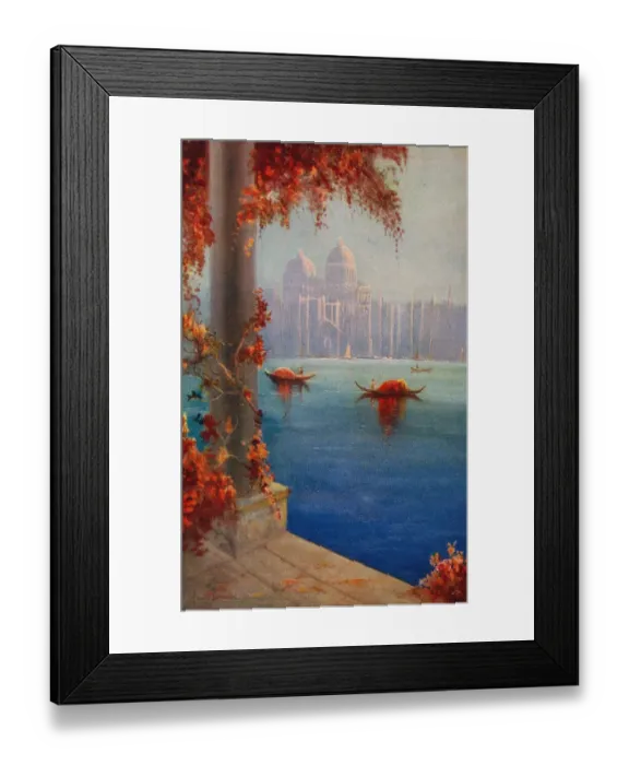 Framed Print : The Blue Lagoon - Jean Lasalle Framed Print : The Blue Lagoon - Jean Lasalle