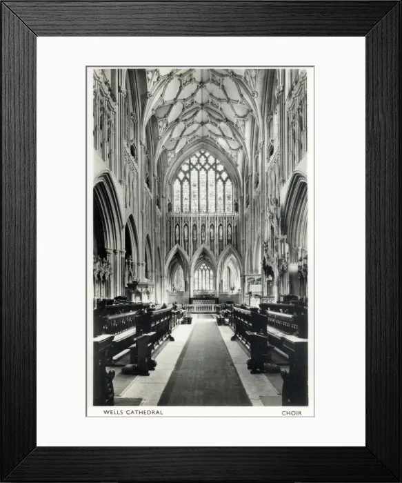 Framed Print : Wells Cathedral - Choir - Wells, Somerset, England Framed Print : Wells Cathedral - Choir - Wells, Somerset, England