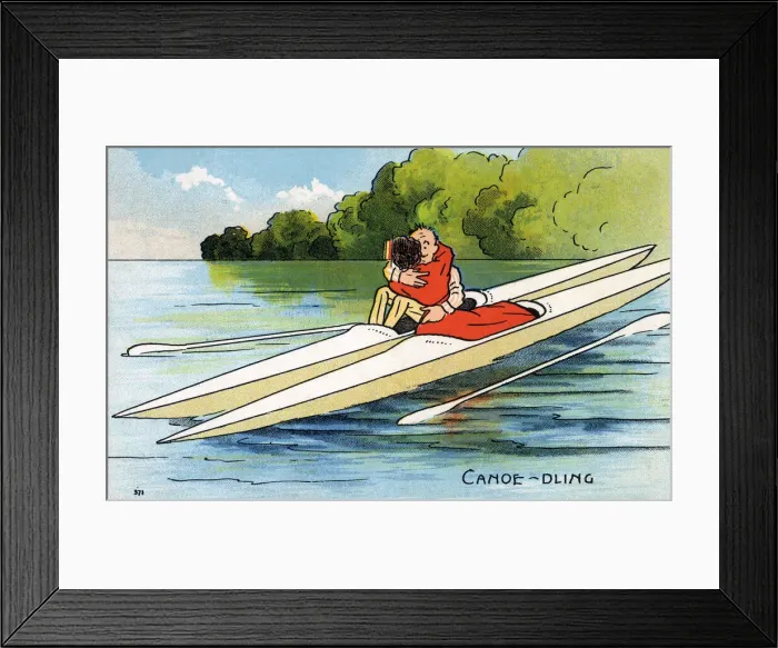 Framed Print : Canoe-dling Framed Print : Canoe-dling