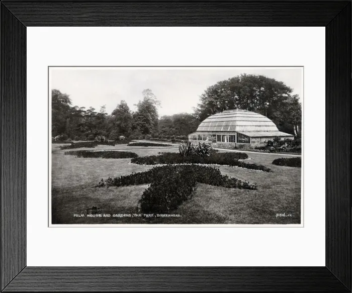 Framed Print : Palm House and Gardens, The Park, Birkenhead, Merseyside Framed Print : Palm House and Gardens, The Park, Birkenhead, Merseyside