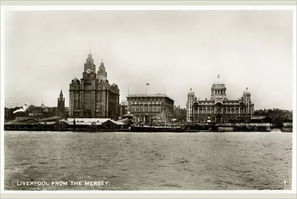 Liverpool, Merseyside - The Three Graces on the Waterfront