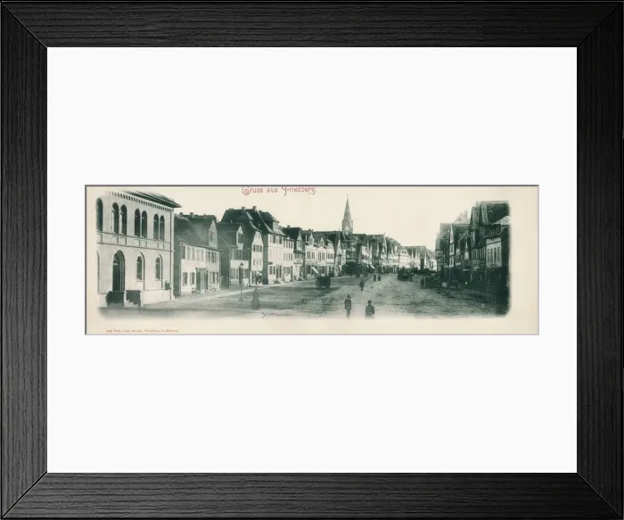 Framed Print : Friedberg, Wetteraukreis district, Hesse, Germany Framed Print : Friedberg, Wetteraukreis district, Hesse, Germany