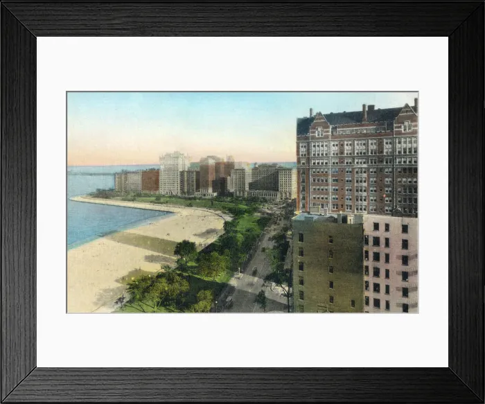 Framed Print : Lake Shore Drive, Chicago, Illinois, USA Framed Print : Lake Shore Drive, Chicago, Illinois, USA