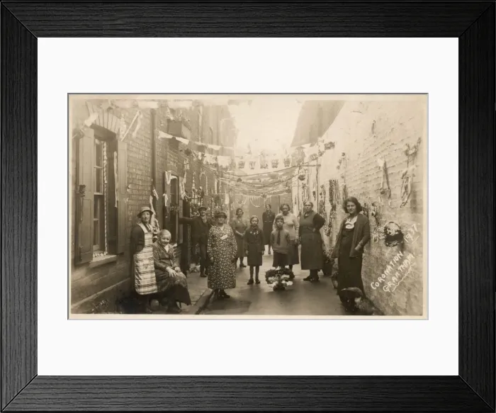 Framed Print : Grantham Coronation celebrations 1937 Framed Print : Grantham Coronation celebrations 1937
