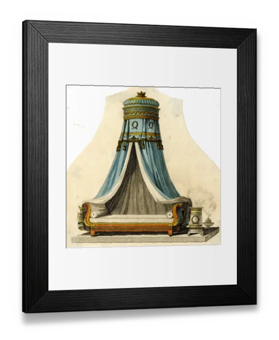 Framed Print : Napoleonic French Sofa Bed Framed Print : Napoleonic French Sofa Bed