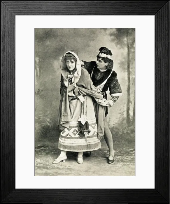 Framed Print : Phyllis Broughton and Hayden Coffin in Marjorie Framed Print : Phyllis Broughton and Hayden Coffin in Marjorie