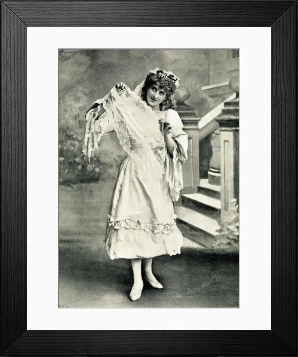 Framed Print : Decima Moore in The Wedding Eve Framed Print : Decima Moore in The Wedding Eve