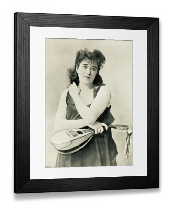 Framed Print : Alma Steele as Marton in La Cigale Framed Print : Alma Steele as Marton in La Cigale