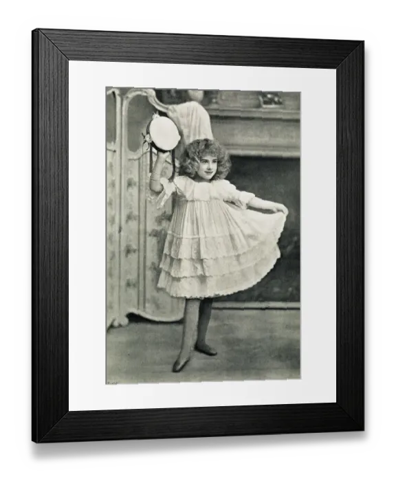 Framed Print : Miss Kelly, the Child Dancer Framed Print : Miss Kelly, the Child Dancer
