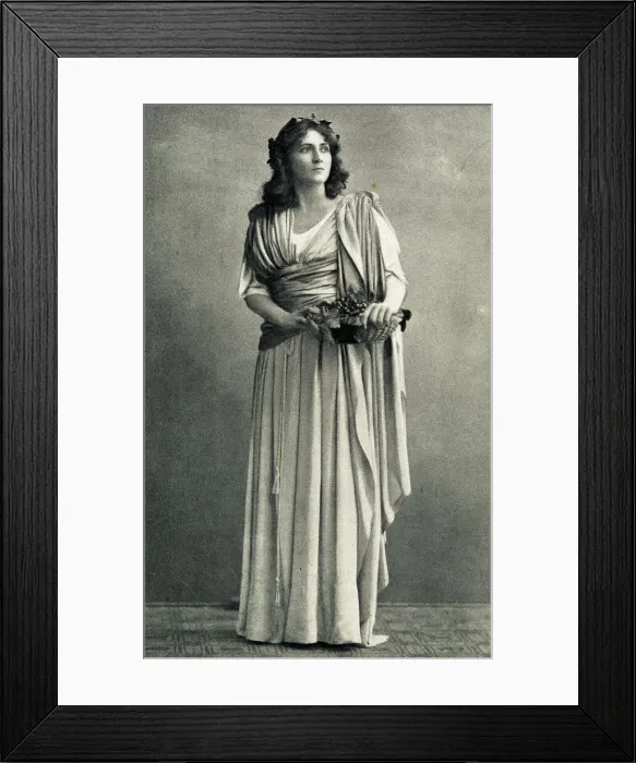 Framed Print : Maud Jeffries, American actress Framed Print : Maud Jeffries, American actress