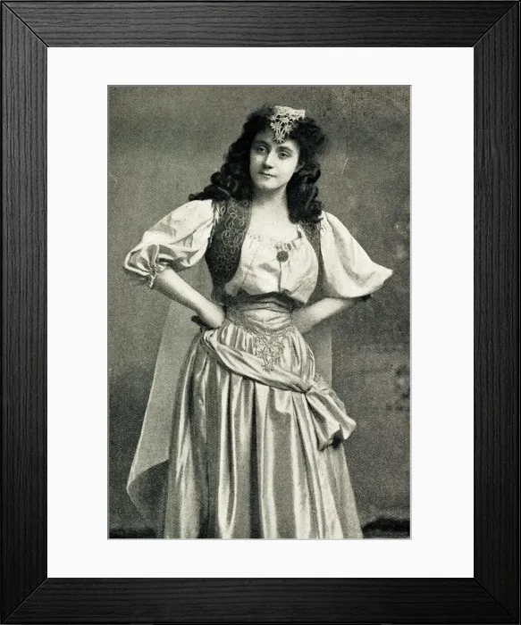 Framed Print : Miss Roberts as Ethel Sportington in Morocco Bound Framed Print : Miss Roberts as Ethel Sportington in Morocco Bound