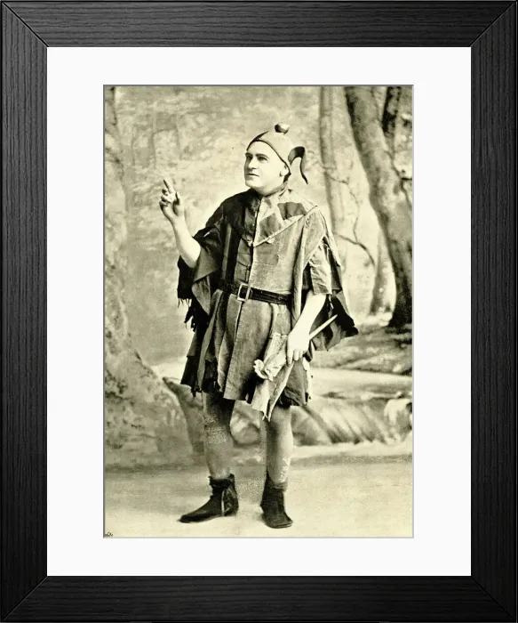 Framed Print : George Thorne as Touchstone in As You Like It Framed Print : George Thorne as Touchstone in As You Like It