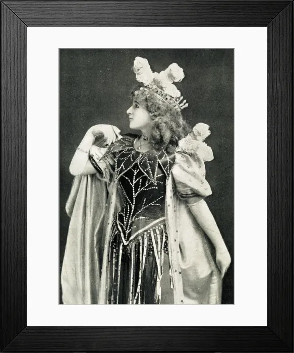 Framed Print : Florence Fowler as the Fairy Queen in Red Riding Hood Framed Print : Florence Fowler as the Fairy Queen in Red Riding Hood