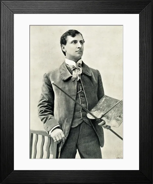 Framed Print : Hayden Coffin as Rundolf Blair in An Artists Model Framed Print : Hayden Coffin as Rundolf Blair in An Artists Model