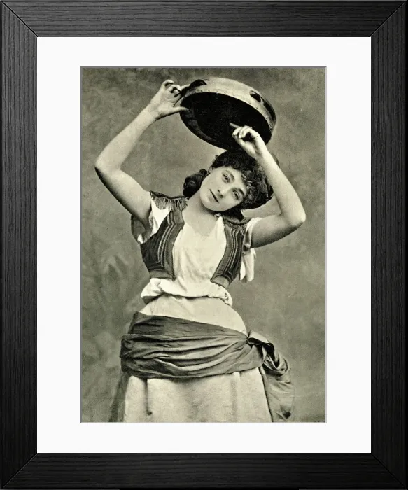 Framed Print : May Somerville as a Dancing Girl Framed Print : May Somerville as a Dancing Girl